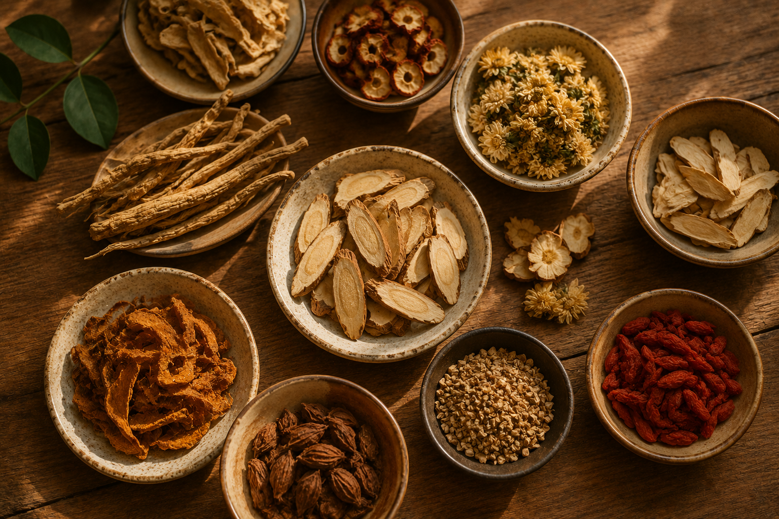 Chinesische Kräuter für die Kräutertherapie